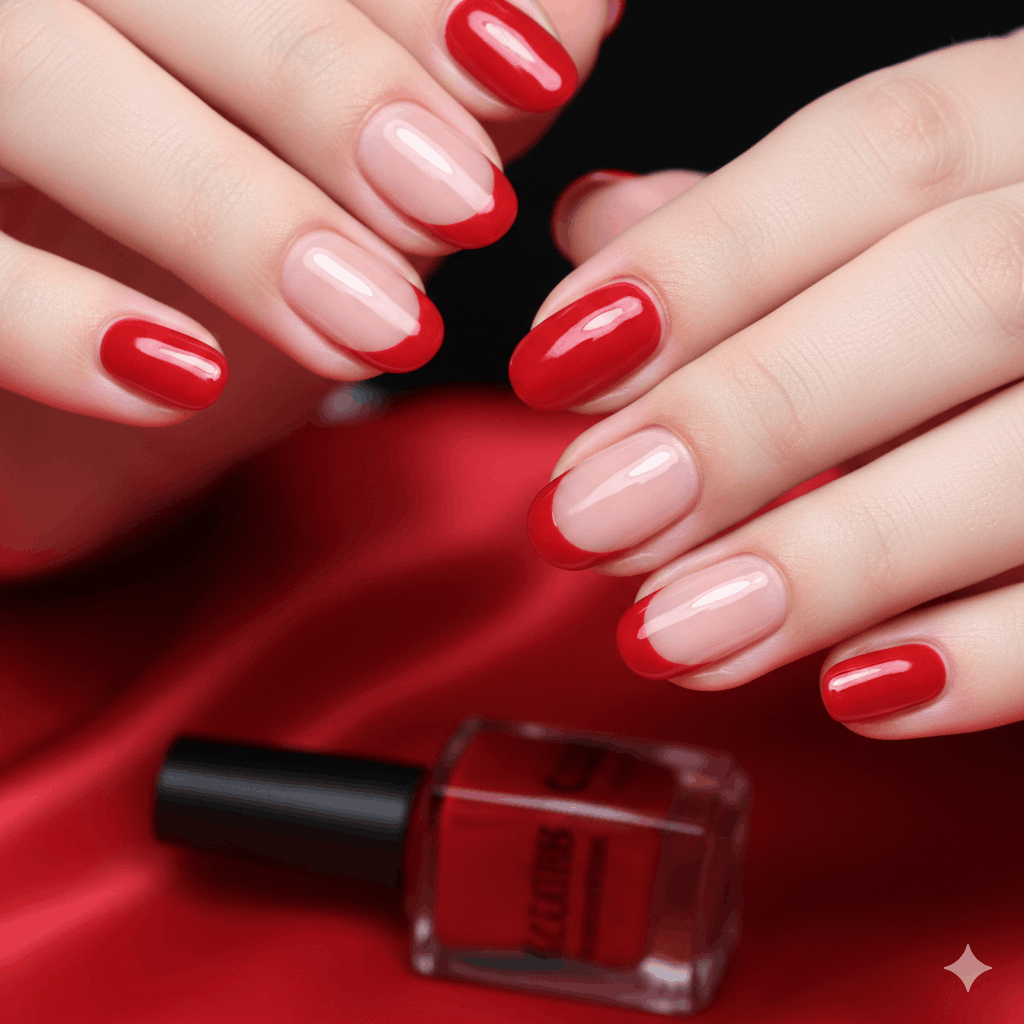 Nageldesign French Rot 2026 – Trends, Ideen & Inspiration