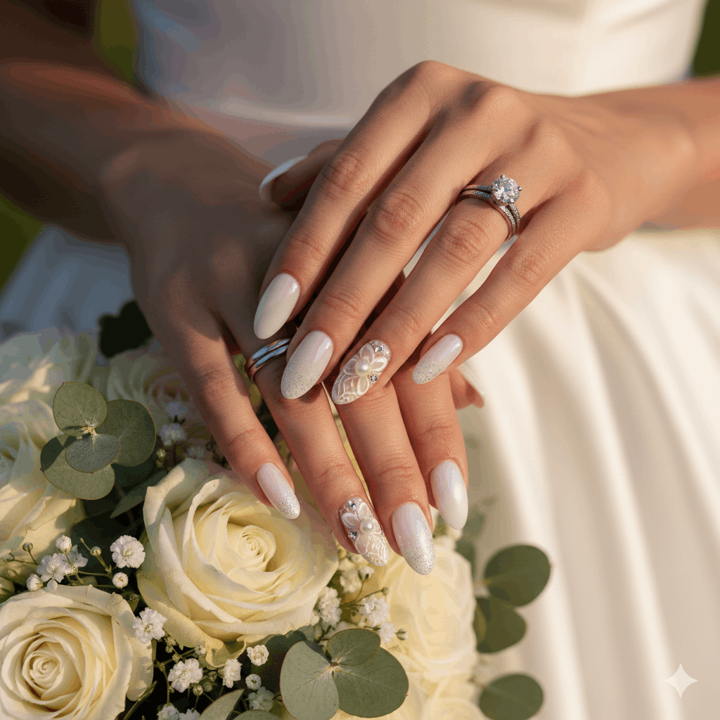 Nageldesign Hochzeit Braut – Nail Art Ideen 2026 1
