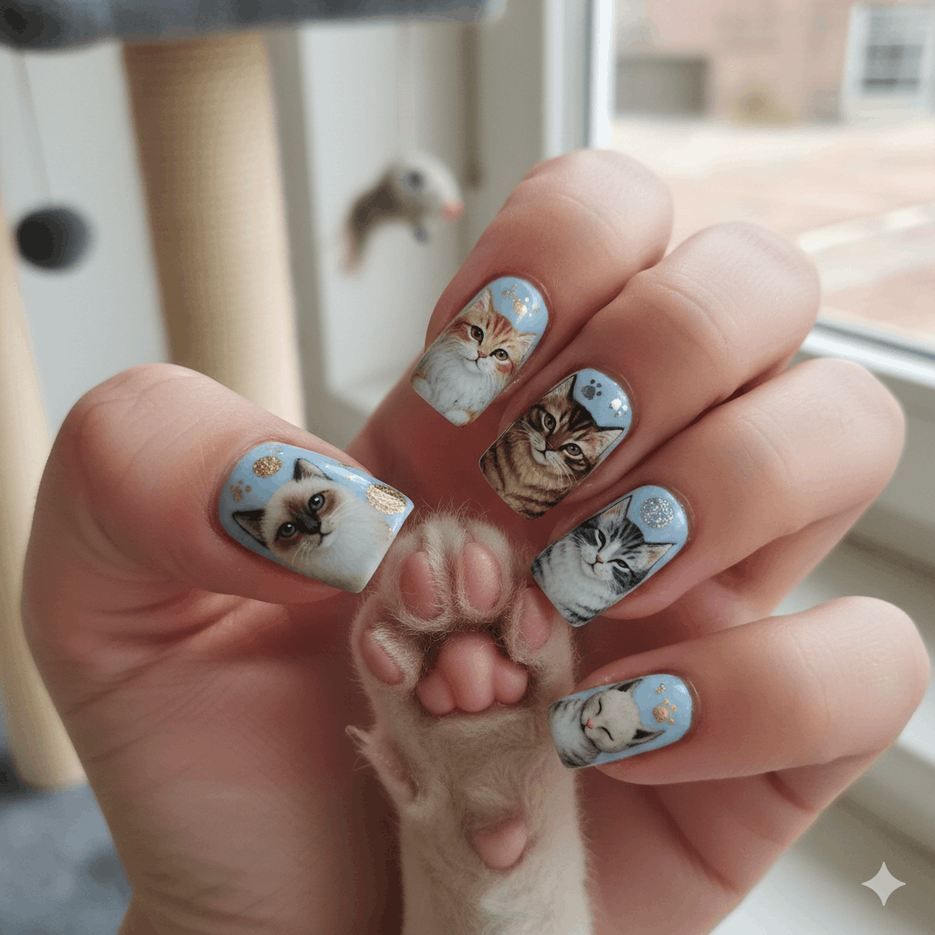 Nail Art Katze – Katzenauge Nageldesign Ideen & Trends