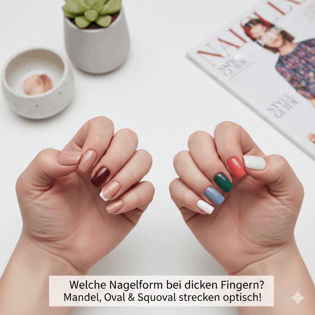 Schlanker wirken Welche Nagelform bei dicken Fingern