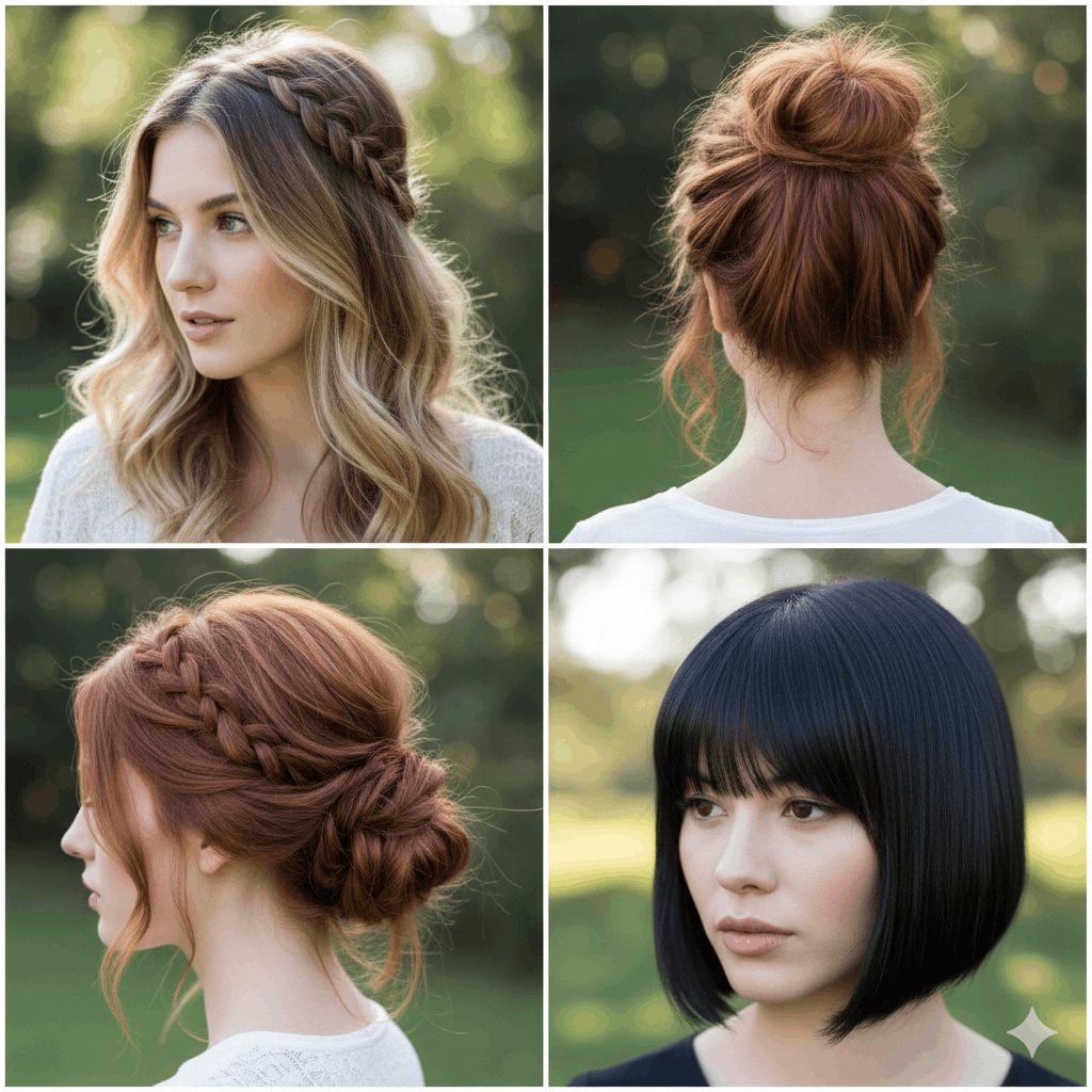 Frisur Ideen für Frauen mit schulterlangem Haar 2026