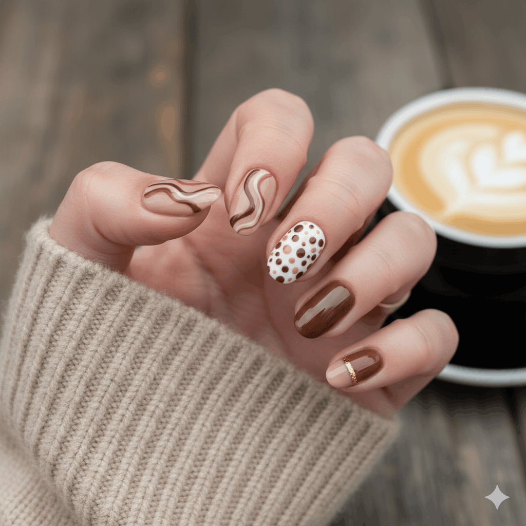 Nageldesign Braun Beige 2026 Elegante Trends und moderne Ideen 2