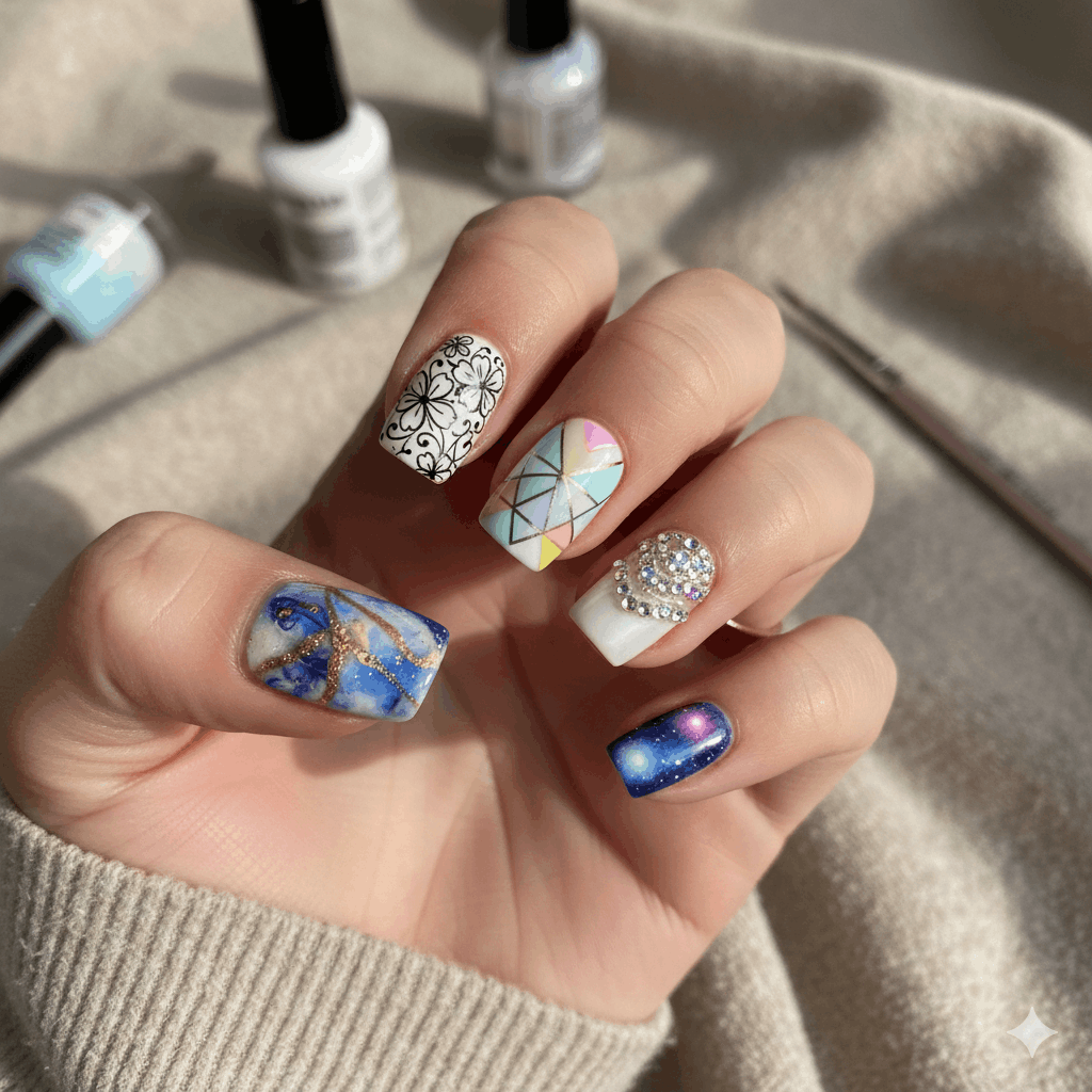 Nageldesign Jeder Nagel anders – der Trend für kreative Individualität