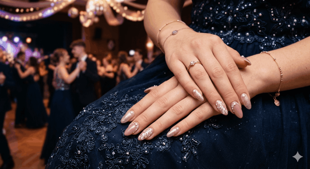 Nageldesign Abschlussball Ideen 2026 – Elegante Looks für den großen Auftritt