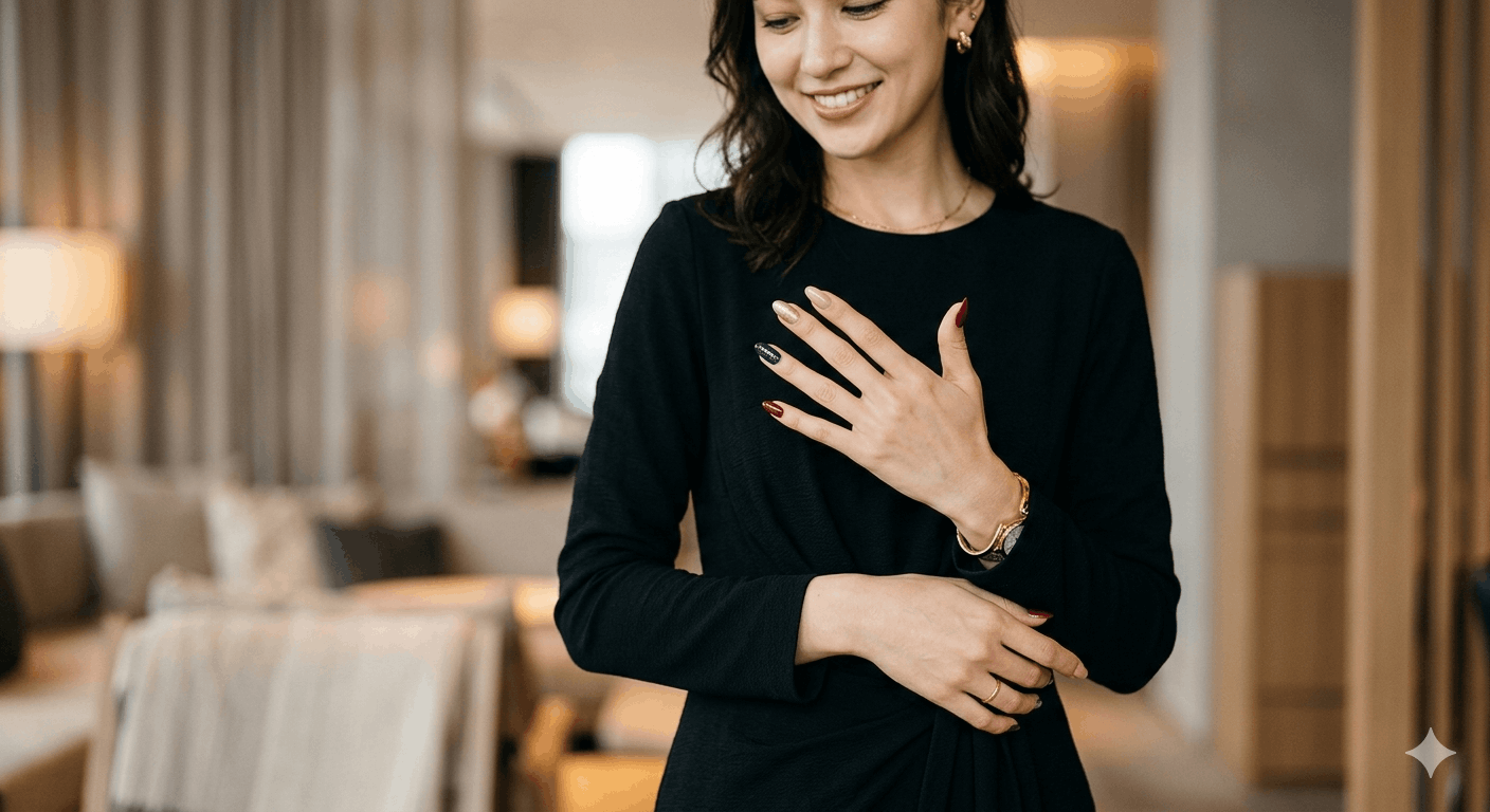 Welche Nagellackfarbe zu schwarzem Kleid Ideen 2026