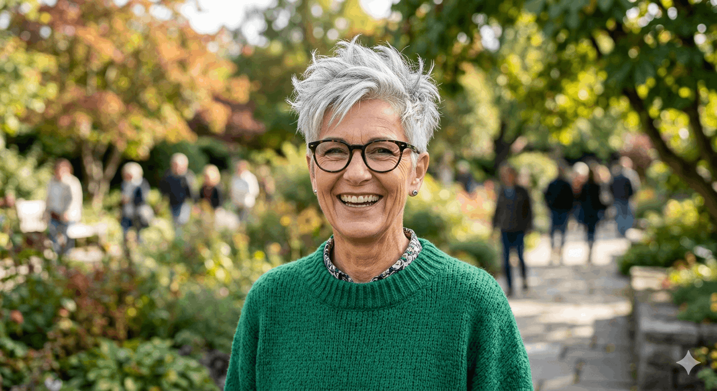 Freche Frisuren für graue Haare ab 50 – Die schönsten Ideen 2026