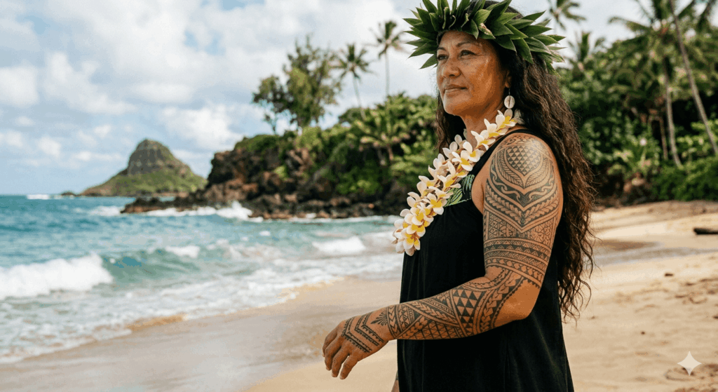 Hawaiianische Tattoos Frauen Ideen mit Bedeutung 2026