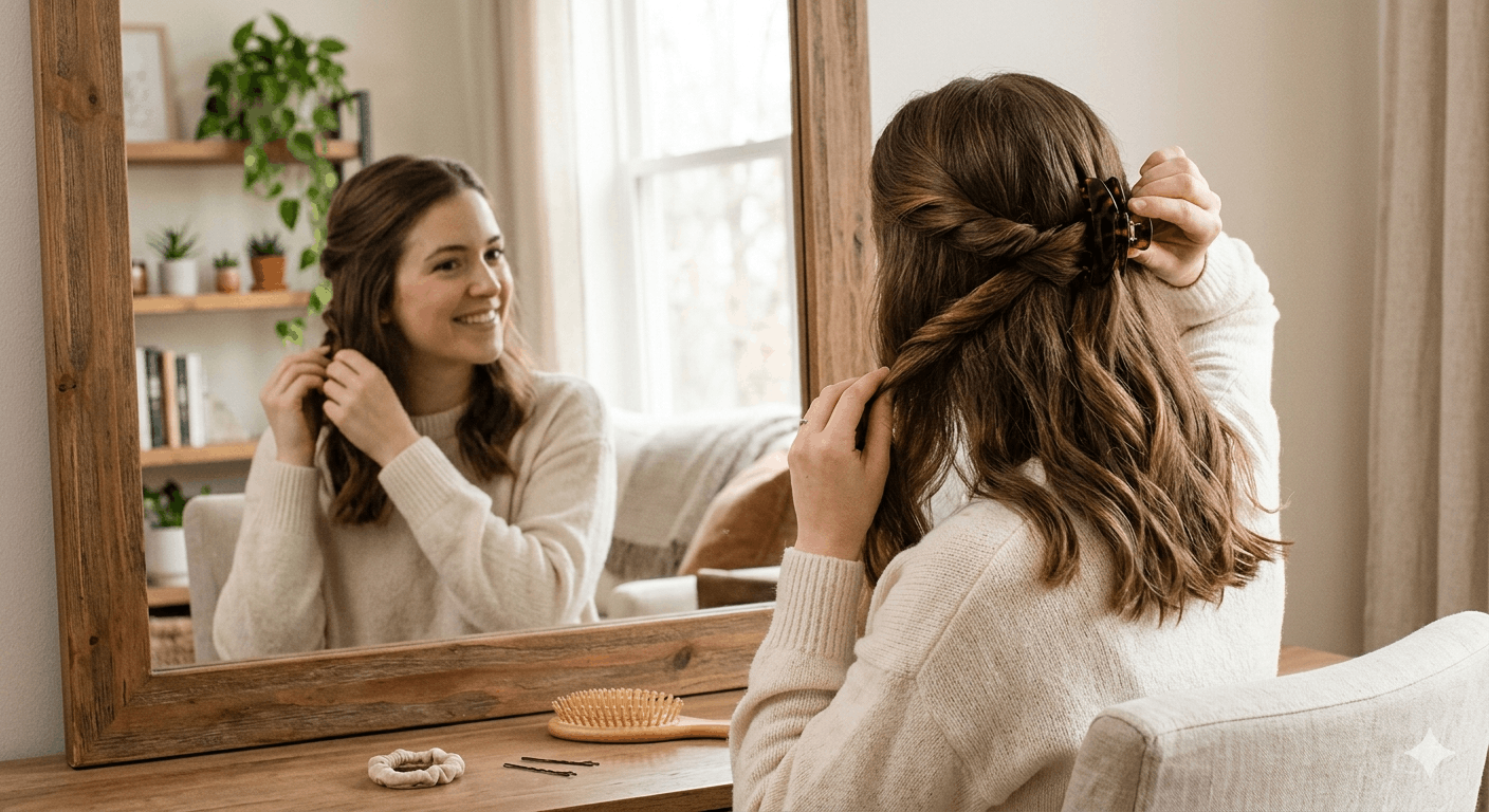 Einfache Frisuren für Anfänger mit mittellangem Haar 2026