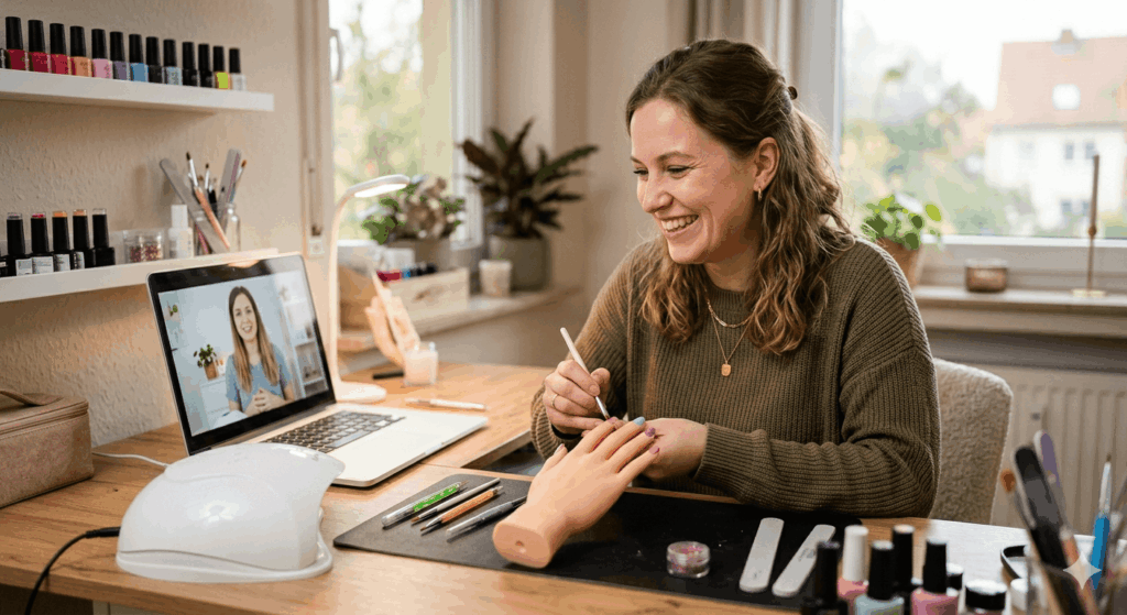 Nageldesign Online lernen Kurse, Schulungen und Tipps 2026