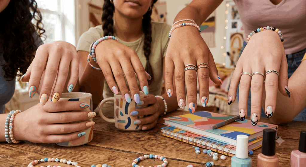 Nageldesign jugendlich Ideen für Teenager 2026 Trendy, einfach und alltagstauglich