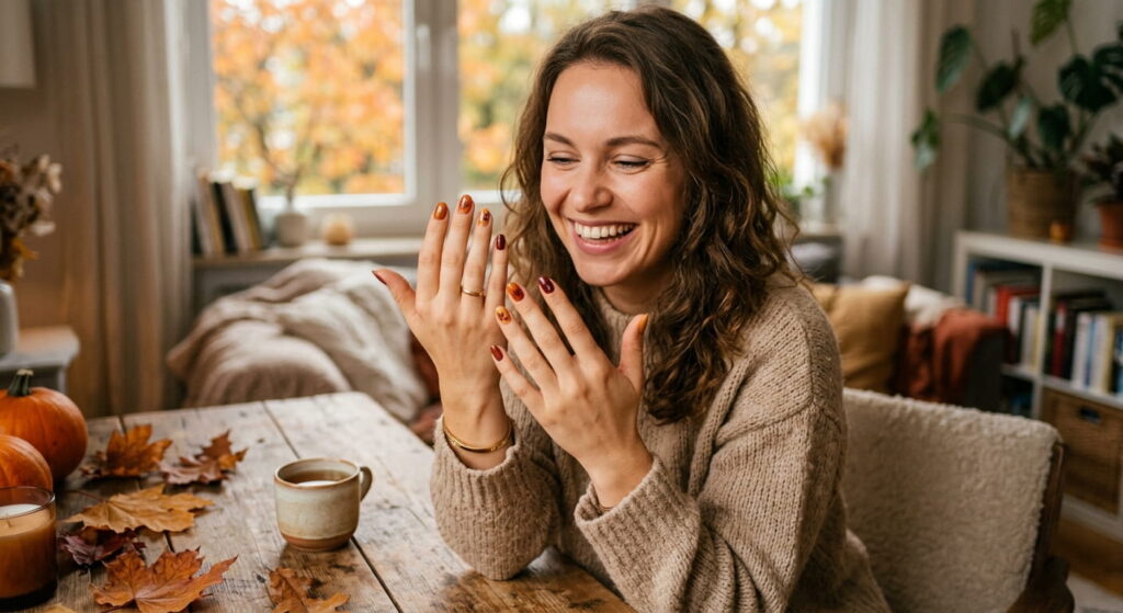 Nageldesign Oktober Ideen und Trends 2026